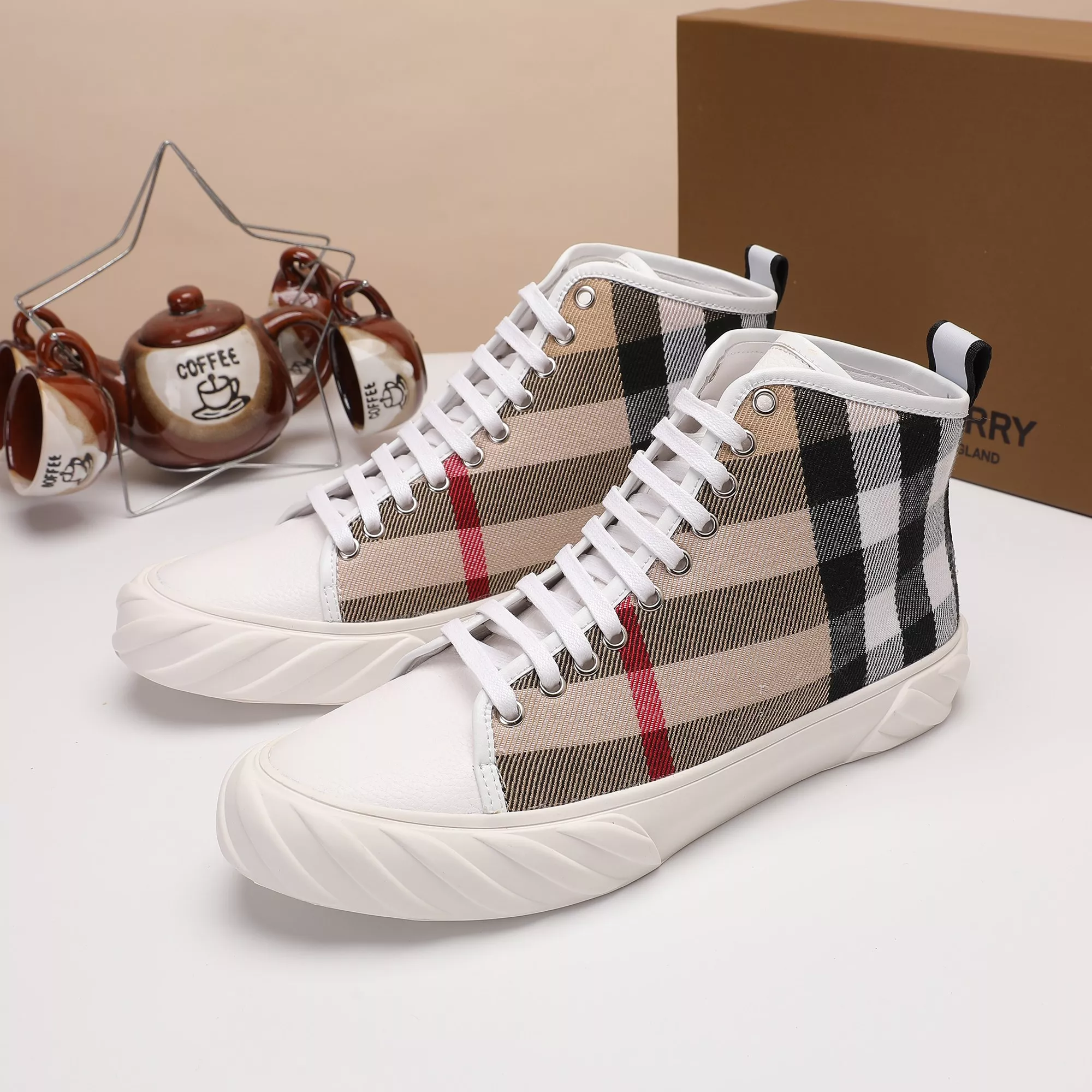 burberry high tops chaussures pour homme s_1274061